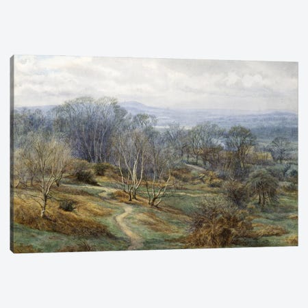Hampstead Heath Looking Towards Harrow on the Hill, c.1880  Canvas Print #BMN10027} by Edith Martineau Canvas Artwork