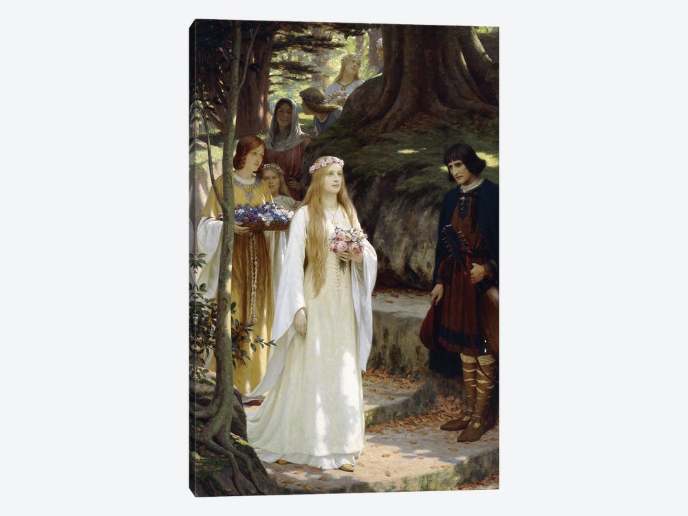 My Fair Lady, 1914  by Edmund Blair Leighton 1-piece Canvas Artwork