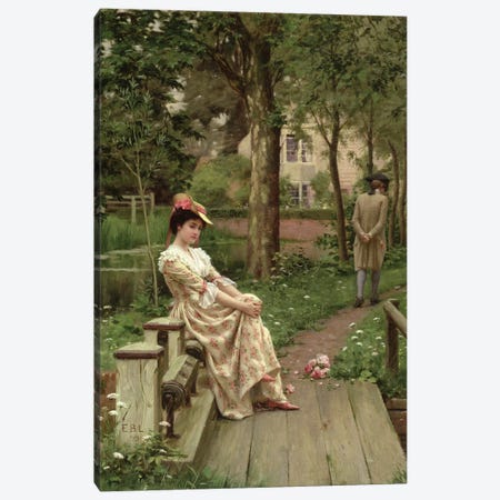 Off, 1899  Canvas Print #BMN10032} by Edmund Blair Leighton Canvas Art