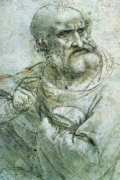 Study for an Apostle from The Last Supper, c.1495 