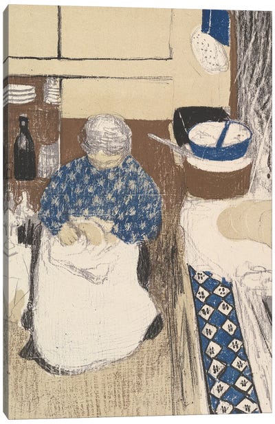 La Cuisinière, from the series Paysages et Intérieurs, 1899  Canvas Art Print
