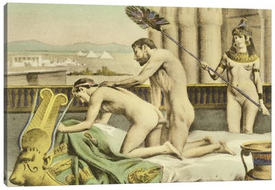 Ancient Times, plate VII from 'De Figuris Veneris', 1900  Canvas Art Print