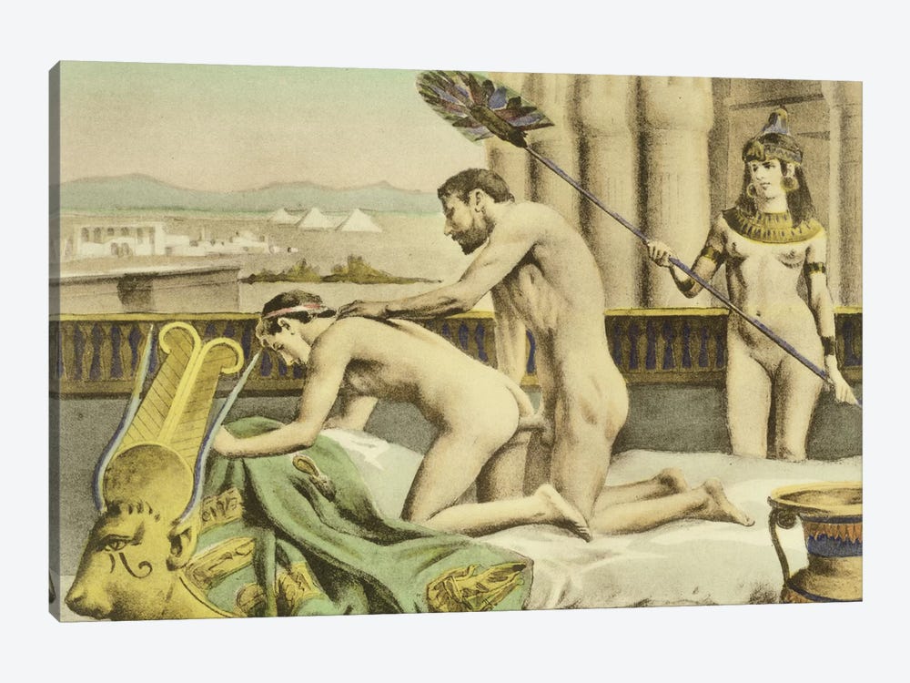 Ancient Times, plate VII from 'De Figuris Veneris', 1900  by Edouard-Henri Avril 1-piece Canvas Print