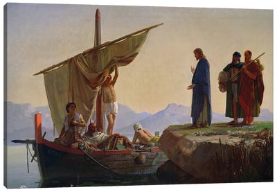 Christ Calling the Apostles James and John, 1869  Canvas Art Print