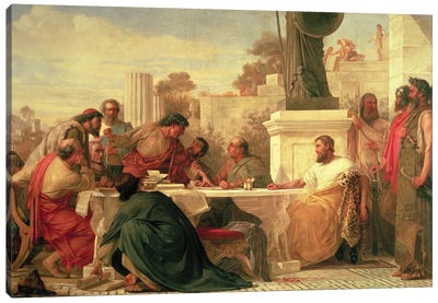Julian the Apostate  Presiding at a Conference of Sectarians, 1875  Canvas Art Print
