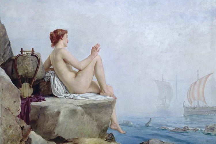 The Siren, 1888  by Edward Armitage canvas print