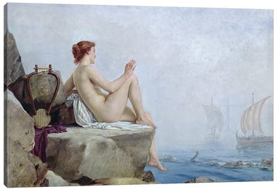 The Siren, 1888  Canvas Art Print