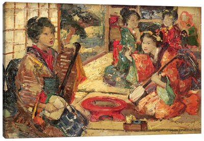 Geishas in an Interior, 1894  Canvas Art Print