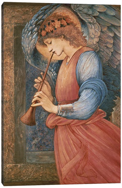 An Angel Playing a Flageolet, 1878  Canvas Art Print