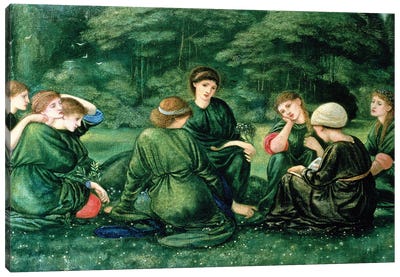 Green Summer, 1868  Canvas Art Print