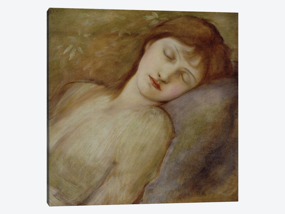 Study for the Sleeping Princess in 'The Briar Rose' Series, c.1881  1-piece Canvas Wall Art