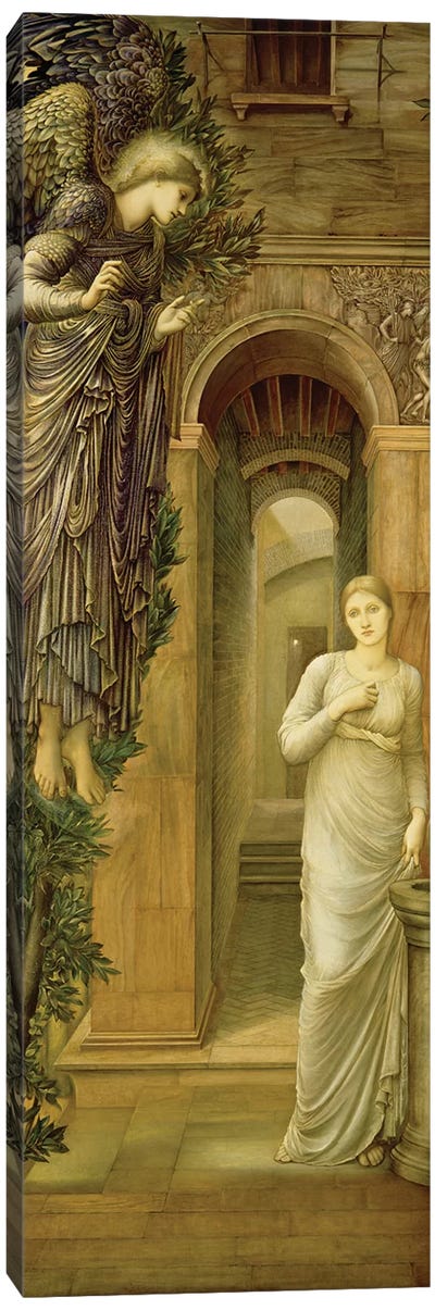 The Annunciation  Canvas Art Print - Angel Art