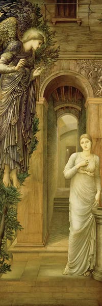 Angels: The Annunciation  by Edward Coley Burne-Jones