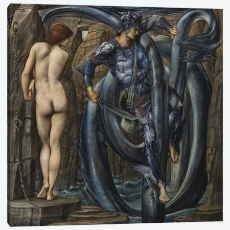 The Doom Fulfilled  c.1882  Canvas Print #BMN10069} by Edward Coley Burne-Jones Art Print