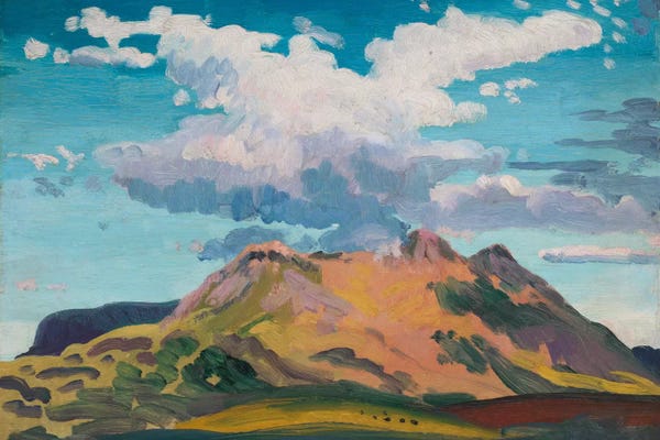 Volcanoes: Arenig Fawr, North Wales, c.1911  by James Dickson Innes