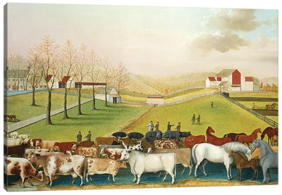 The Cornell Farm, 1848  Canvas Art Print