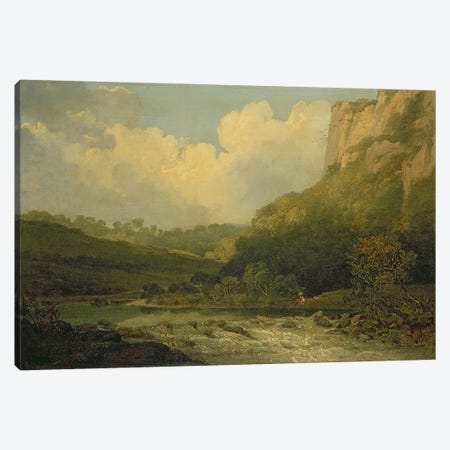High Tor, Matlock, 1811  Canvas Print #BMN1009} by John Crome Canvas Art