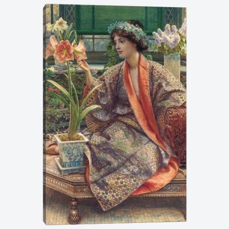 A Hot-House Flower, 1909  Canvas Print #BMN10105} by Edward John Poynter Canvas Art Print