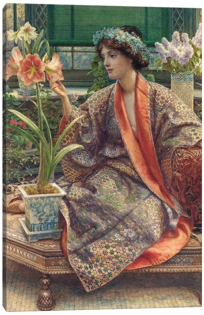 A Hot-House Flower, 1909  Canvas Art Print