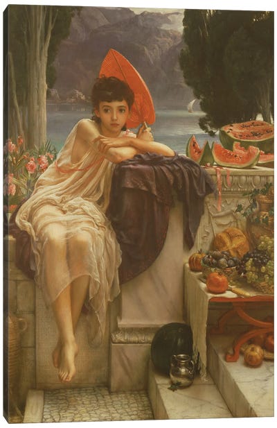 On the Temple Steps, 1889  Canvas Art Print