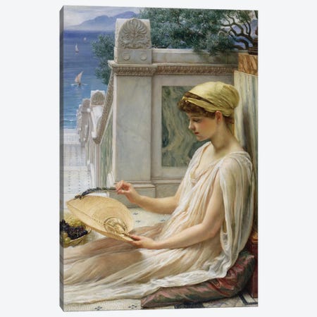On the Terrace, 1889  Canvas Print #BMN10112} by Edward John Poynter Canvas Print
