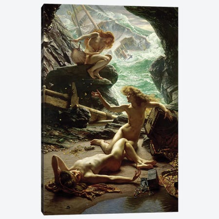 The Cave of the Storm Nymphs, 1903  Canvas Print #BMN10113} by Edward John Poynter Art Print
