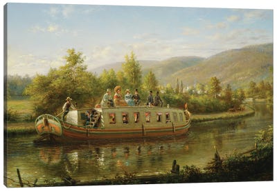 Early Days of Rapid Transit,  Canvas Art Print
