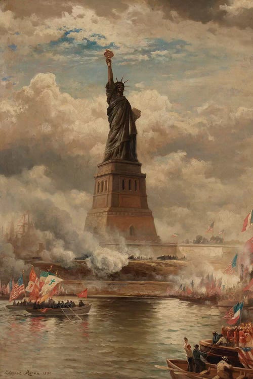 The Unveiling of the Statue of Liberty, Enlightening the World, 1886 