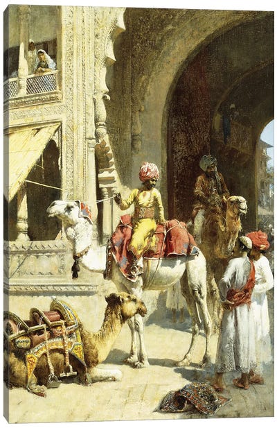Indian Scene, 1884-89  Canvas Art Print