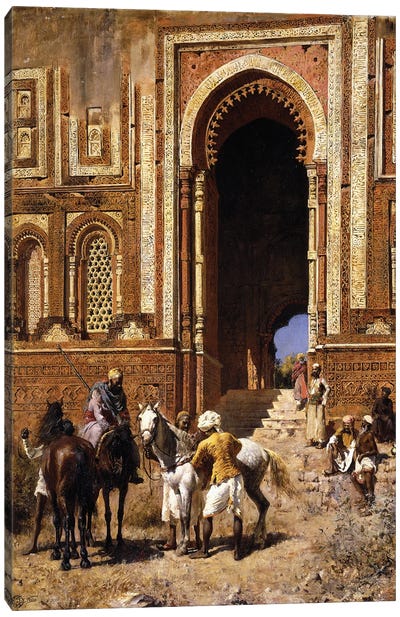 The Gateway of Alah-ou-din, Old Delhi, late 19th century  Canvas Art Print
