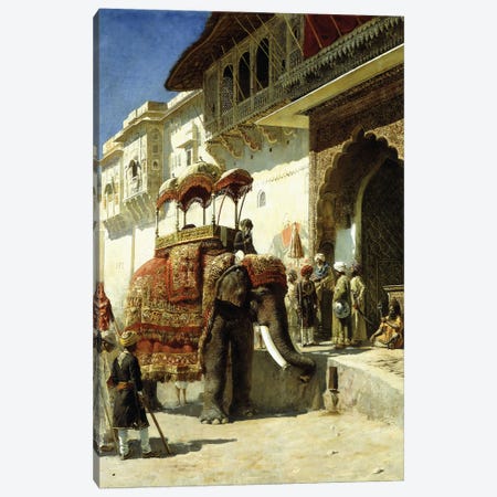 The Rajah's Favourite, 1884-89  Canvas Print #BMN10158} by Edwin Lord Weeks Art Print