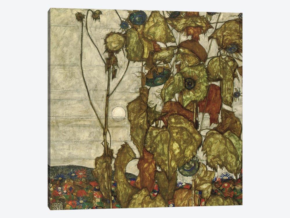 Autumn Sun  by Egon Schiele 1-piece Art Print