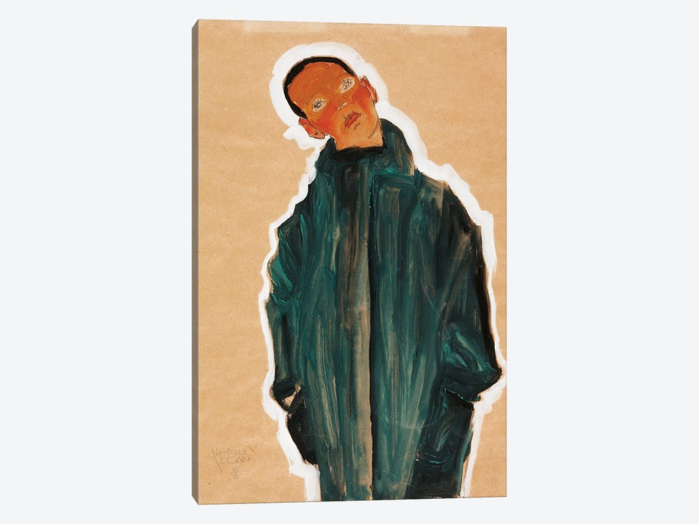 Boy in Green Coat, 1910  1-piece Canvas Print