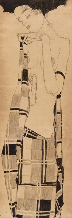 Standing Girl, c.1908-09  by Egon Schiele wall art