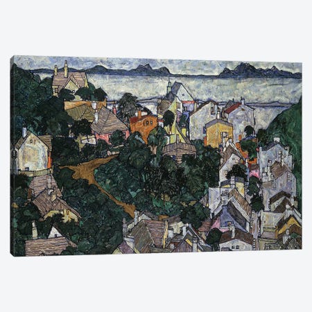 Summer Landscape; Sommerlandschaft, 1917  Canvas Print #BMN10187} by Egon Schiele Art Print