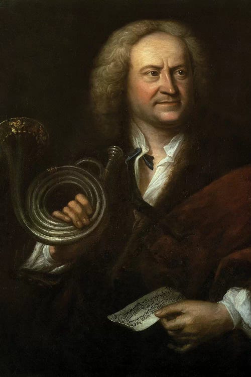 Gottfried Reiche , Senior Musician and Solo Trumpeter of Bach's Orchestra