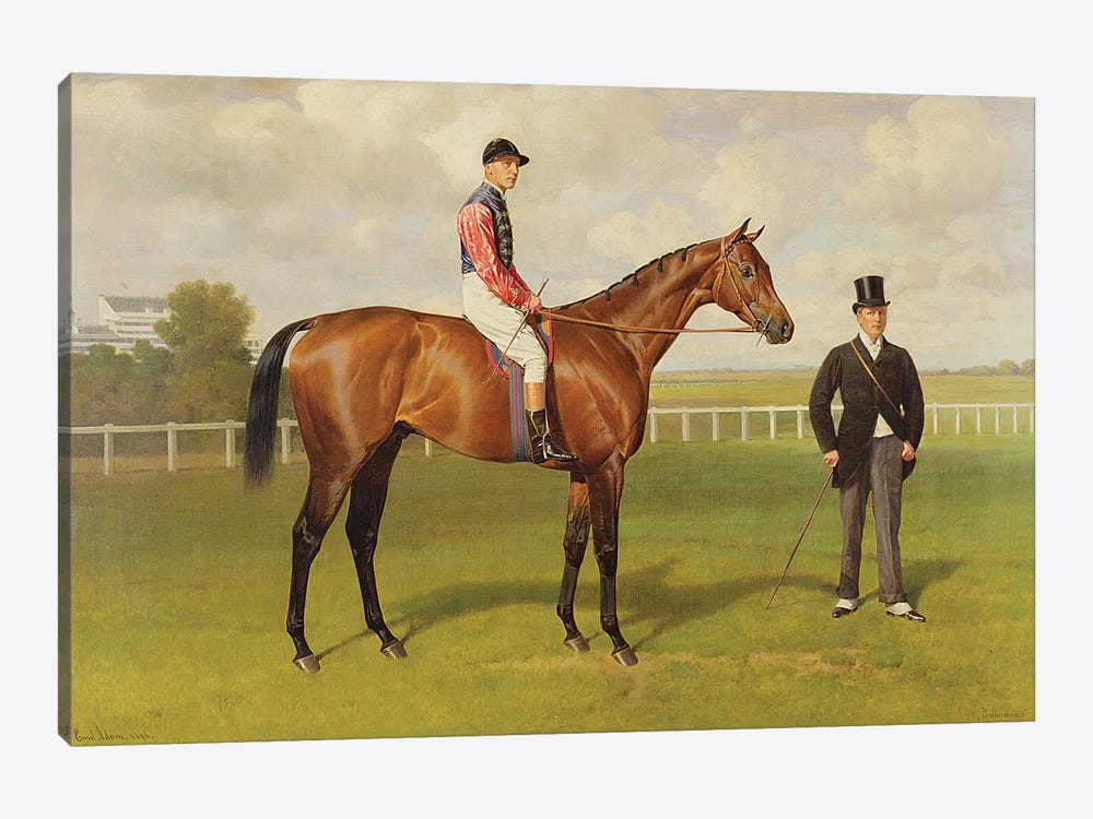 Persimmon', Winner of the 1896 Derby, 1896   1-piece Canvas Print