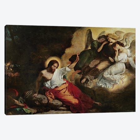 Christ in the Garden of Olives, 1827  Canvas Print #BMN10236} by Ferdinand Victor Eugene Delacroix Art Print