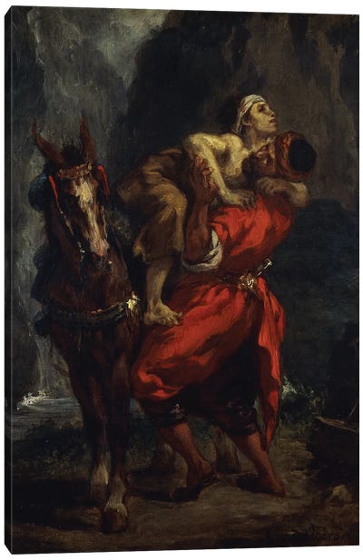 The Good Samaritan,  Canvas Art Print - Romanticism Art