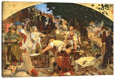 Work', 1852-65   Canvas Art Print