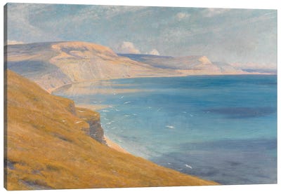 Sea and Sunshine, Lyme Regis, 1919  Canvas Art Print