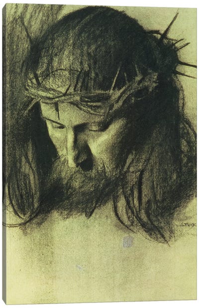 Head of Christ, c.1890  Canvas Art Print