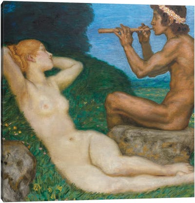 Spring Love; Liebesfrhling, 1917  Canvas Art Print