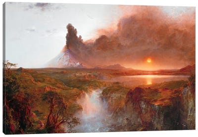 Cotopaxi, 1862  Canvas Art Print - Classic Fine Art