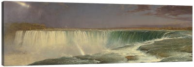 Niagara, 1857  Canvas Art Print - Waterfall Art