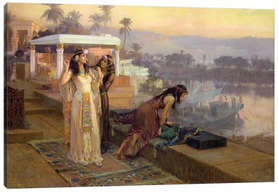 Cleopatra  on the Terraces of Philae, 1896  Canvas Art Print - Cleopatra