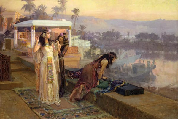 Television & Movies: Cleopatra  on the Terraces of Philae, 1896  by Frederick Arthur Bridgman