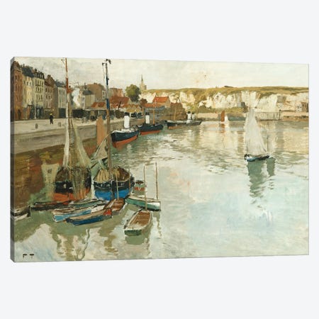 Dieppe, c.1894  Canvas Print #BMN10313} by Fritz Thaulow Canvas Art Print