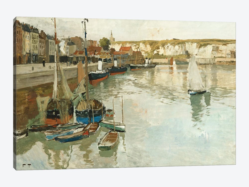Dieppe, c.1894  by Fritz Thaulow 1-piece Canvas Wall Art