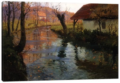 The Mill Stream  Canvas Art Print